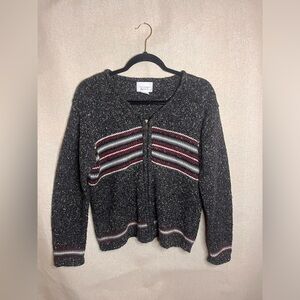 Women’s Vintage Christoper & Banks Zip Up Sweater